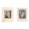 Two Associated American Artists Lithographs Picturing Children - Chapin and Harmon