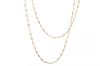 A Diamond by the Yard Gold Chain Necklace