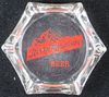 1950 Rocky Mountain Beer Glass Glass Ashtray Anaconda, Montana