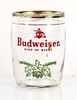 1950 Budweiser Beer 3¼ Inch Tall Barrel Glass Saint Louis, Missouri