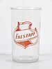 1940 Falstaff Beer 4¼ Inch Tall Straight Sided ACL Drinking Glass Saint Louis, Missouri