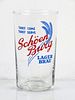 1955 Schoen Burg Beer 4¼ Inch Tall Straight Sided ACL Drinking Glass Saint Charles, Missouri