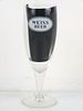 1953 Weiss Beer 7½ Inch Tall Stemmed ACL Drinking Glass Willimansett, Massachusetts
