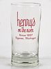 1960 Henry's On The River  Algonac  Michigan 4¾ Inch Tall Drinking Glass