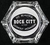 1960 Rock City and Lookout Mountain Tennessee Glass Ashtray Chicago, Illinois