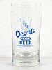 1947 Oconto Premium Beer 4¾ Inch Tall Straight Sided ACL Drinking Glass Oconto, Wisconsin