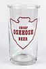 1955 Chief Oshkosh Beer Straight Sided ACL Drinking Glass Oshkosh, Wisconsin
