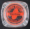 1960 Sterling Beer Lofink Distributing Chester  Illinois Glass Ashtray Evansville, Indiana