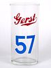 1933 Gerst 57 Beer 4¾ Inch Tall Straight Sided ACL Drinking Glass Memphis, Tennessee