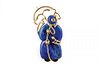 A Lapis Man with Umbrella Pin, by Tiffany & Co.