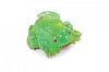 A Glass and Gold Frog Pin, by Andreas Von Zadora-Gerlof
