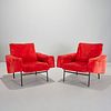Pierre Guariche, pair G10 lounge chairs