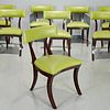 Artistic Frame, NY, (8) "Olympia" dining chairs