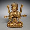 Himalayan figure of Buddhist deity Marichi