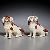(2) Meissen and Dresden Bolognese terriers