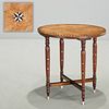 Indo-Portuguese Colonial inlaid occasional table