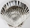 TIFFANY & CO STERLING SHELL FORM DISH