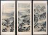 JAPANESE WOODBLOCK TRYPTIC EACH PANEL