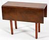 CHIPPENDALE INFLUENCE MAHOGANY DROP-LEAF TABLE