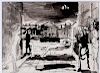 PAUL DELVAUX INK DRAWING ON PAPER