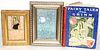 SHARON WYSOCKI HAND PAINTED BOOK COVER ART 3 PIECES