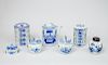 Miscellaneous Group of Chinese Blue and White Porcelain Table Articles