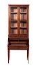 A Directoire Style Mahogany Bureau a Cylindre Height 93 3/4 x width 34 1/2 x 22 1/4 inches.