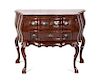 An Italian Burlwood Commode Height 30 1/2 inches.