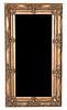 A Giltwood Mirror 50 x 27 1/2 inches.
