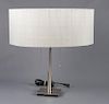 Chrome Table Lamp With Double Pull Chain