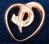 Tiffany & Co.18K YG Heart Lapel Pin Paloma Picasso