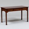 George III Style Mahogany Writing Table, of Recent Manufacture