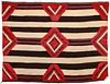 A NAVAJO LATE CLASSIC THIRD PHASE MAN'S BLANKET C. 1900