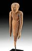 Egyptian Middle Kingdom Wood Striding Male, acq. 1930s