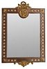 Louis XVI Style French Ormolu & Porcelain Mirror