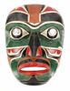 Kwakiutl Face Mask By Coast Salish Gary Rice