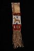 19th C. Sioux Pictorial Beaded & Quilld Pipe Bag
