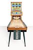 A mid 20th century United Mfg. Co. coin operated Sparky bowling arcade game