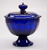 Pattern-molded covered sugar bowl