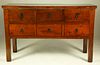 Chinese Elm 6-Drawer Low Cupboard