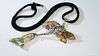 Clifton Nicholson~ Sterling Silver~ Signed CLN~ Dragonfly~ Cord Necklace