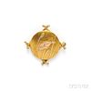 Aesthetic Movement 18kt Gold Brooch, Tiffany & Co.