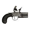 Flintlock Tap-Action Pistol by Wallis
