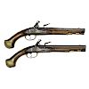Austrian Pair of Flintlock Pistols