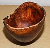 * A Zeidman Turned Wood Bowl Height 8 3/4 inches.