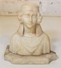 * An Italian Marble Bust. Height overall 7 1/4 inches.