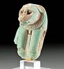 Egyptian Glazed Faience Bust Goddess Sekhmet