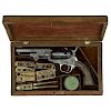 Factory Engraved Presentation Cased 1849 Colt Pocket Revolver, Present to Hon Arthur B. Calif Oct 1855
