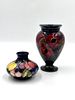 Two Moorcroft Vases, Pomegranate and Plums Design