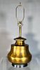 Indian Brass Vessel fitted as Table Lamp